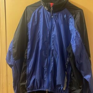 Polo blue black white red wind breaker large